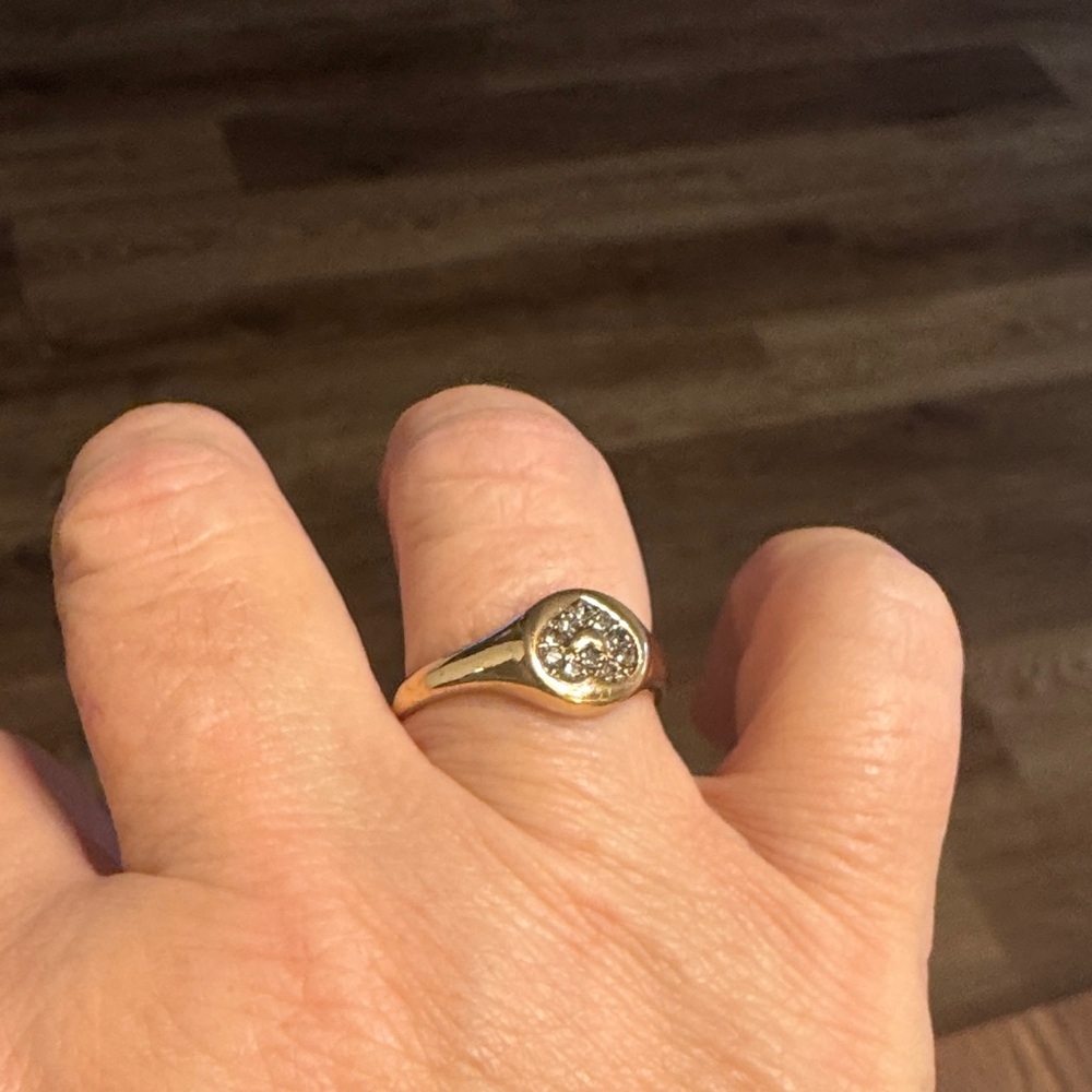 Kate Spade Elegant Gold and Silver Women's Ring size 8